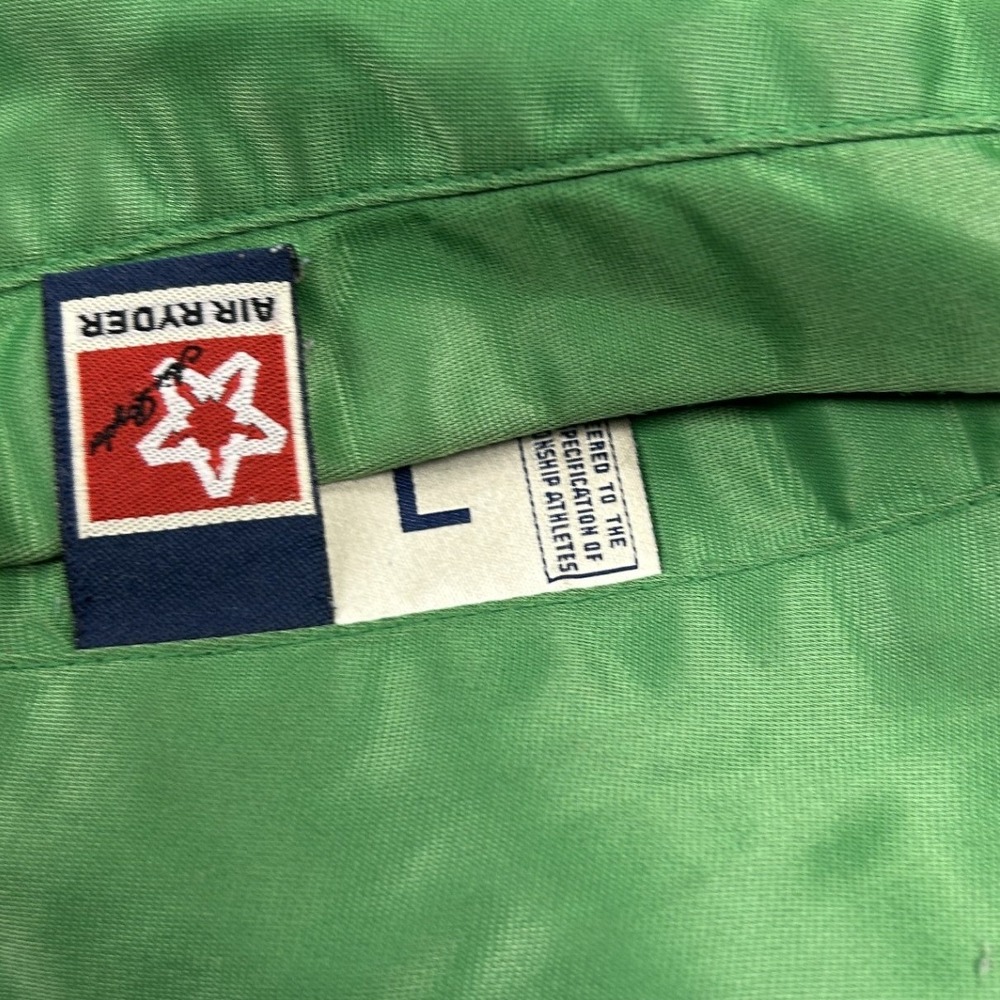 Boston Celtics Jacket Mens L Green Good Vintage Satin Bomber Spellout - Picture 11 of 11